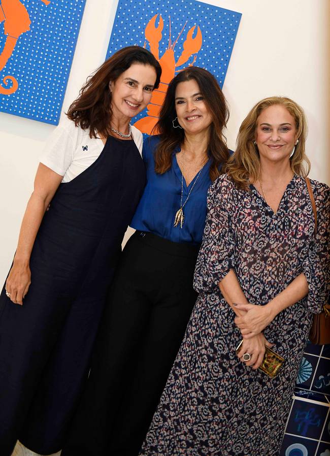 Carla Ladogano, Andrea Lins e Cris Menezes