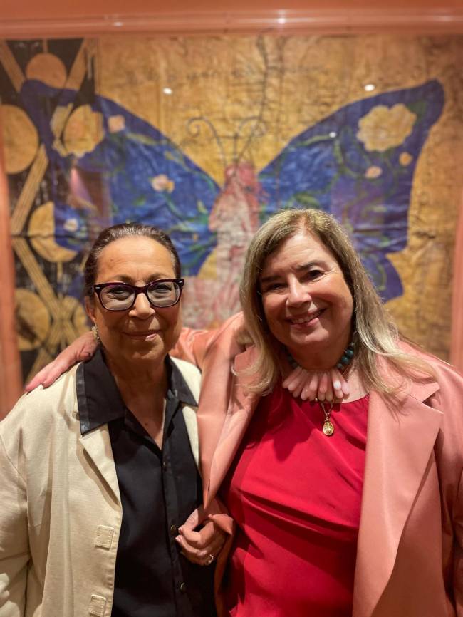 Condessa suíça Adelina von Fürstenberg e Christina Oiticica