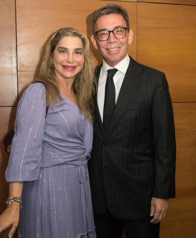 Cristiane Elmor e Desembargador Adolpho Melo