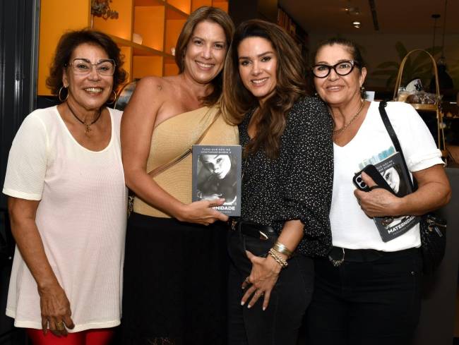 _DSC0607 Neuza e Marcia Galvão , Fernanda Machado e Alenice Arrias Machado - MAIO 2025 - CG