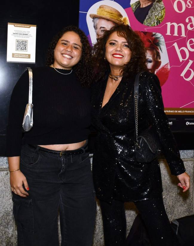 Dadá Coelho com a filha Maria Antônia