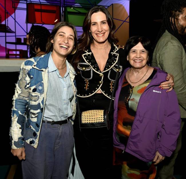 Três gerações: Luisa Arraes, Virginia e Sueli Cavendish