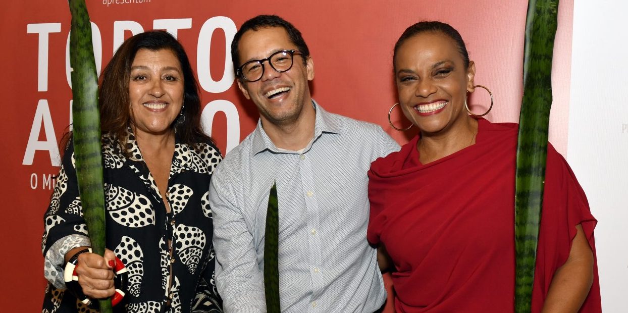 Regina Casé , Itamar Vieira e Flavia Oliveira - TORTO ARADO- Teatro Riachuelo - MAIO 2025 - CG