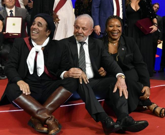 Ernesto Fagundes, Lula e Margareth Menezes