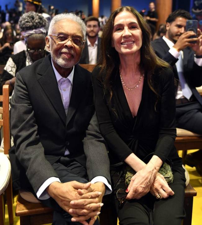 Gilberto Gil e Flora Gil - ORDEM DO MÉRITO CULTURAL - MAIO 2025- CG