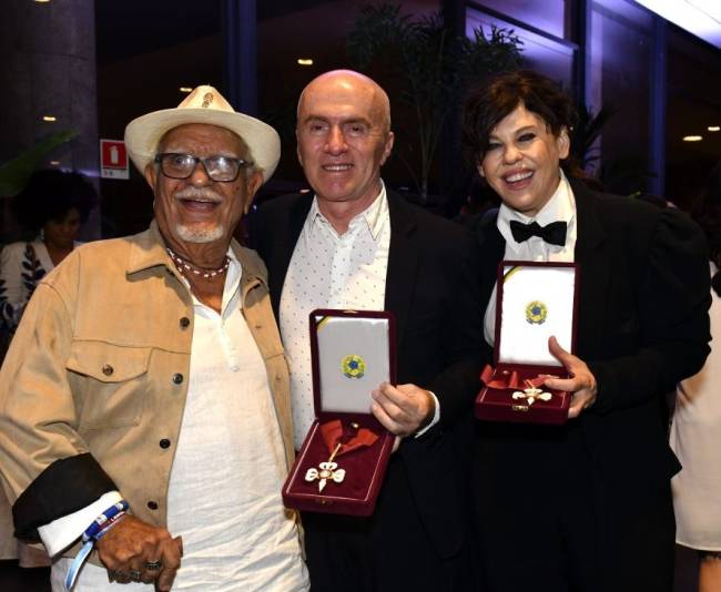 Amir Haddad , Gringo Cardia e Bárbara Paz - ORDEM DO MÉRITO CULTURAL - MAIO 2025- CG