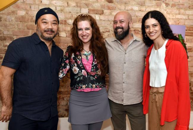 Tinho, Viviane Teixeira, Pedro Varela e Maria Gabriela Rodrigues