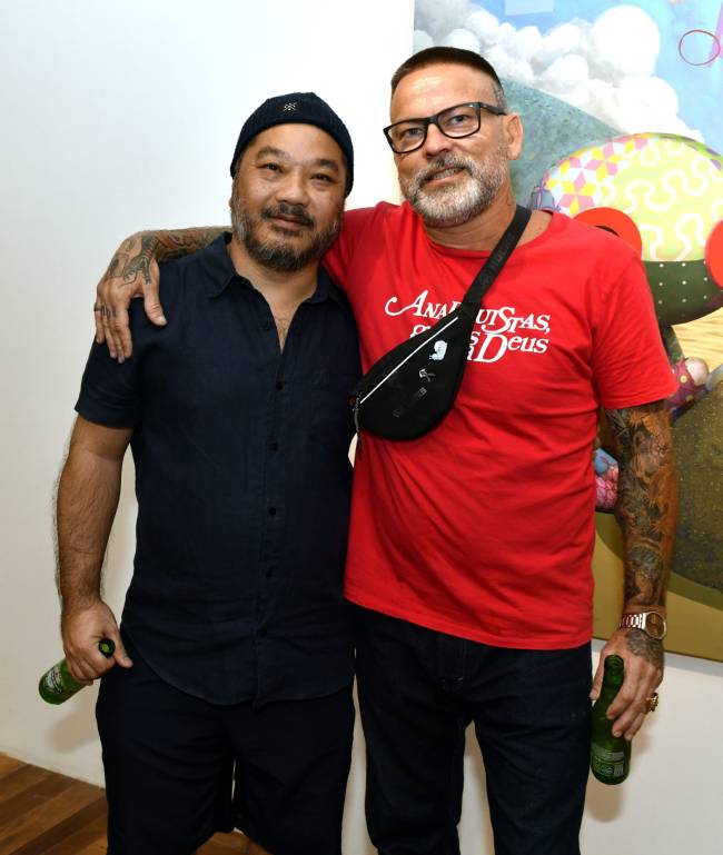 Os artistas TINHO e TOZ - MAIO 2025 - CG