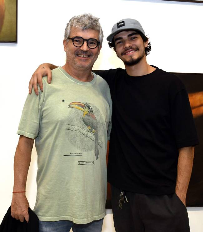 João Jardim com o filho Antonio Camurati Jardim