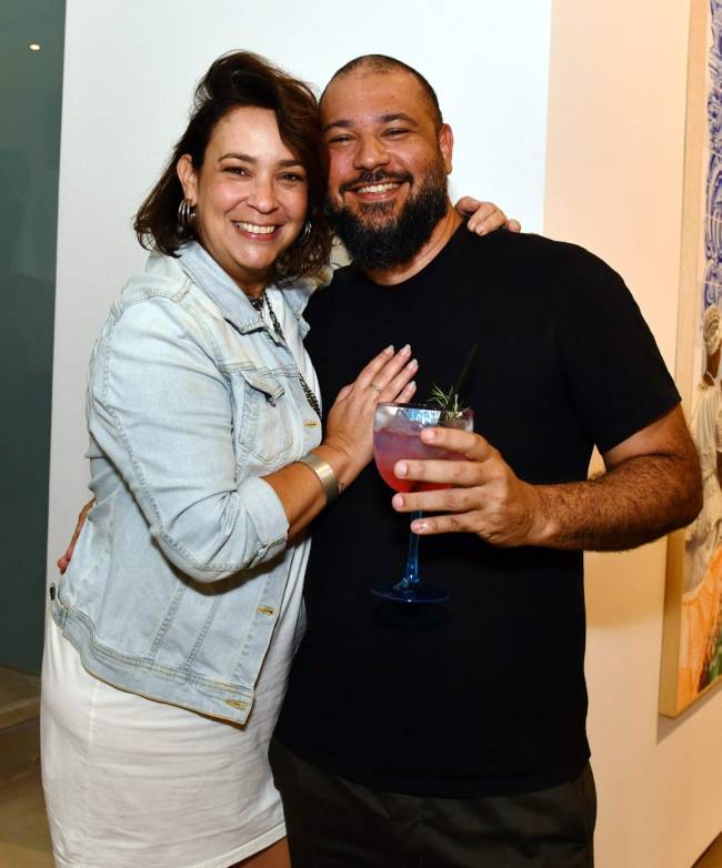 O casal Ludmila Oliveira e Rafel Damasceno - Exposição BRUNO LYFE - MAIO 2025 - CG