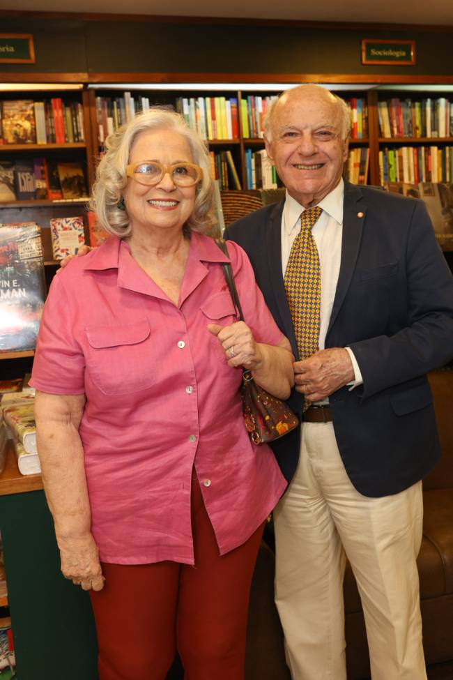 Francis Bogossian e Hildegard Angel