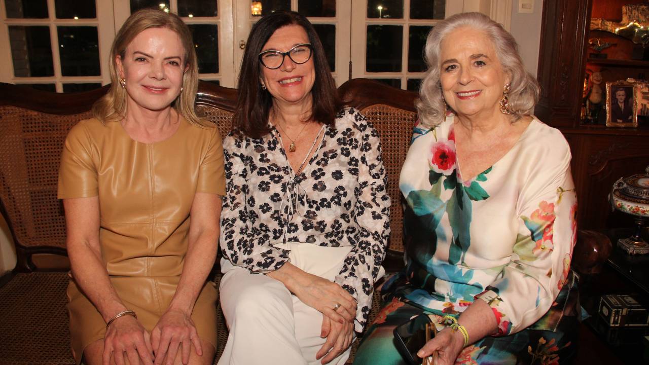 Gleisi Hoffmann , Magda Chambriard e Hildegard Angel