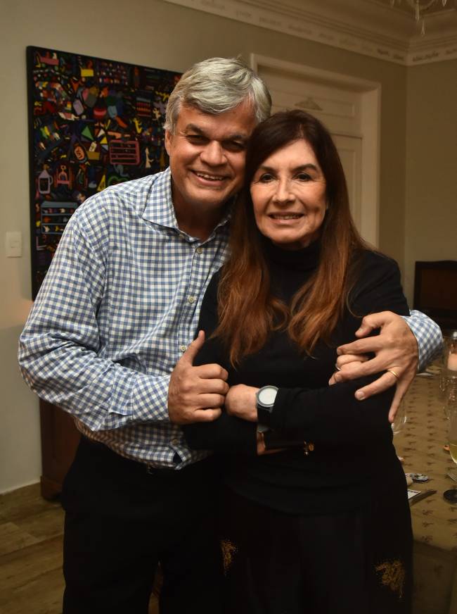 Guilherme Studart e Luciana Froes