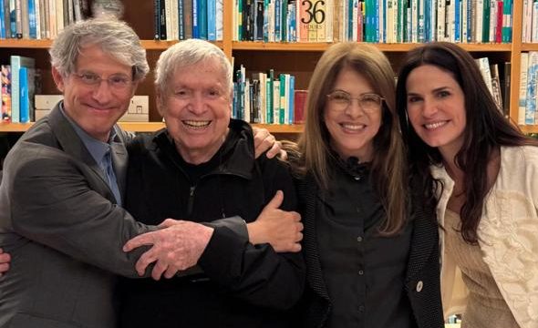 Os casais Bel e José Castro Neves com Lou e Boni e Oliveira