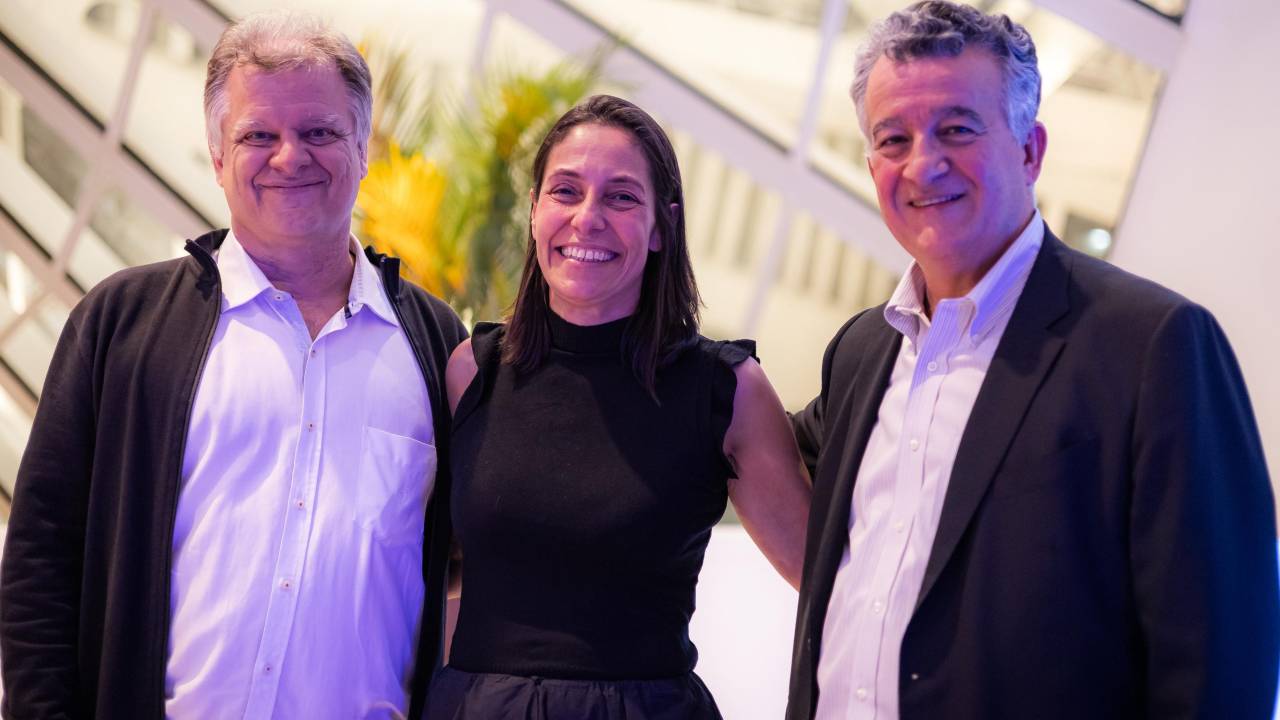 O engenheiro florestal Fábio Scarano, a diretora executiva do Instituto Clima e Sociedade Maria Netto e o economista Rogério Studart