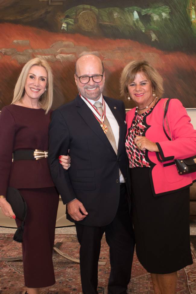 Isabela e Luiz Felipe Francisco com Rosana Rodrigues
