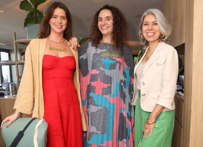 Jeannine Crepon, Alessa Migani e Marcela Soares