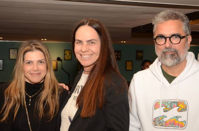 Juliana Funaro, Teresa Lampreia e Homero Olivetto
