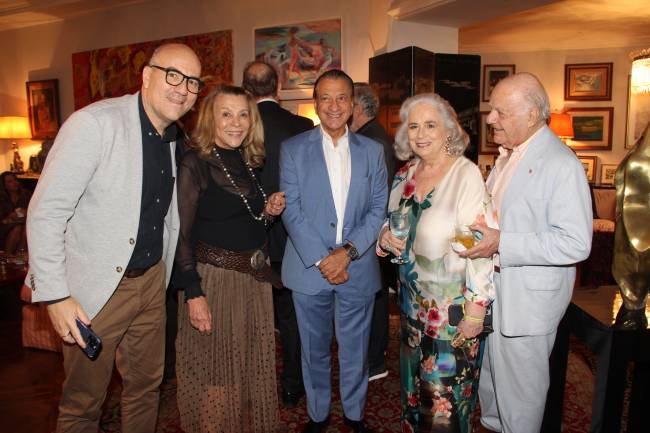 Leonardo Attuch, Olga Simbalista, José Antunes, Hildegard Angel e Francis Bogossian