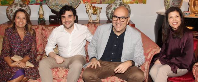 Patricia Iglesias, Leonardo e Henrique Attuch e Elizabete Souza