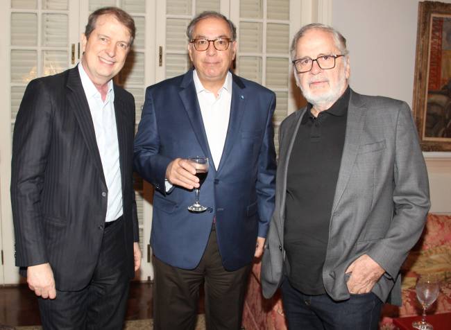 Rafael Lucchesi, José Velloso e Fernando Peregrino