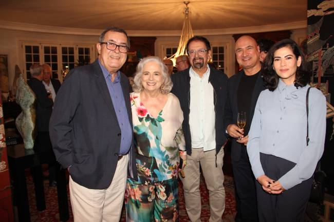 Ricardo Amaral, Hildegard Angel , Florestan Fernandes Jr, Tom Arrais e Paula Balduino
