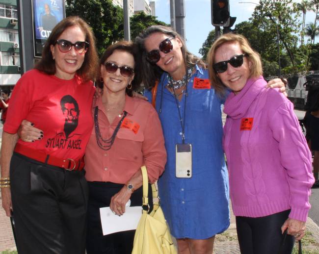 Vera Bocayuva, Sandra Valle Dias, Patricia Dias, Celina Farias _Homenagem 54 anos do legado de Stuart Angel foto Veronica Pontes