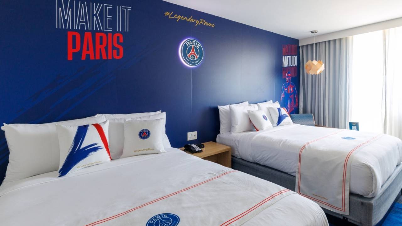 Quarto do PSG chegará em breve ao Brasil, no Novotel Morumbi