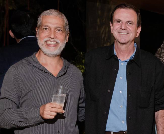 Estevão Ciavatta e Eduardo Paes