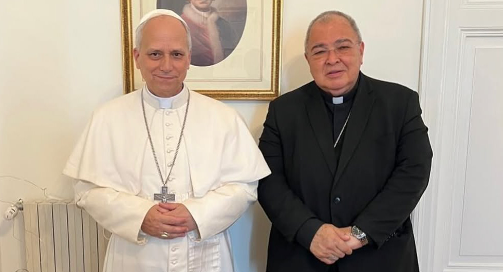 Papa Leão XIV e Dom Orani Tempesta