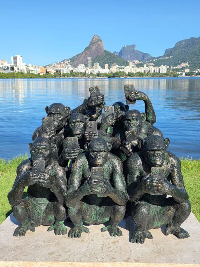 A escultura