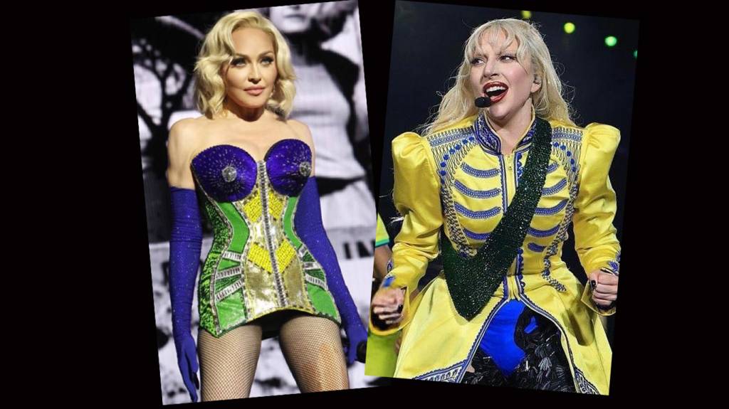 Comparação dos apps de pegação nos shows de Madonna e Lady Gaga