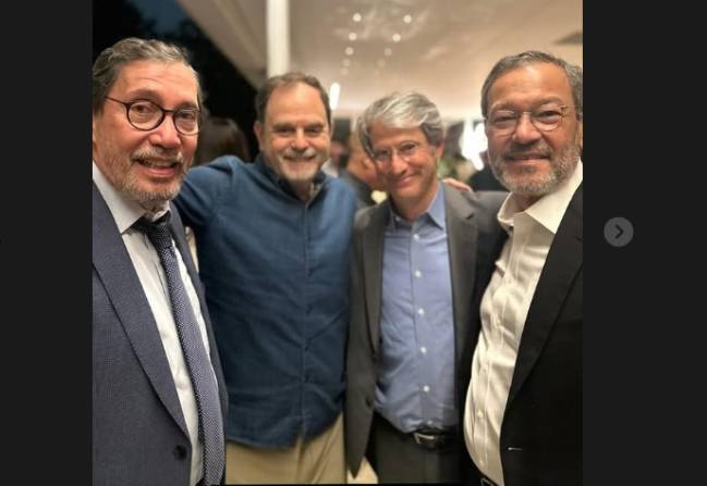 Merval Pereira, Erick Figueira de Mello, José Roberto Castro Neves e Merval Pereira