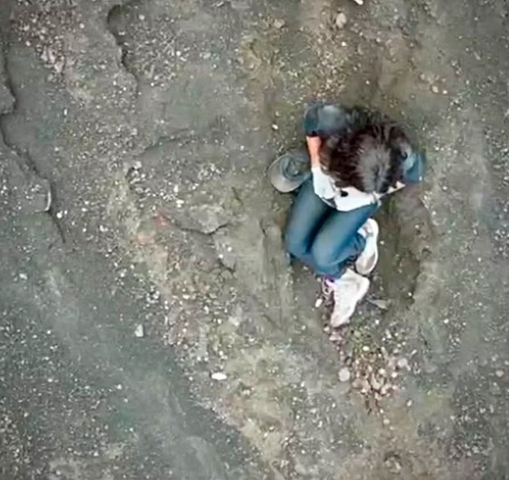 As primeiras imagens de drone após o acidente, no sábado (21) Juliana Marins aguarda resgate há 3 dias