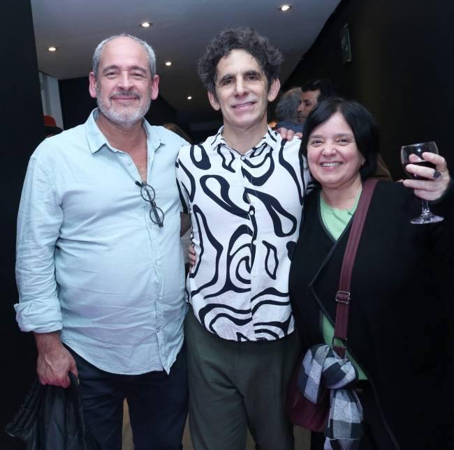 José Caetano, Francisco Sánchez e Eliane Costa