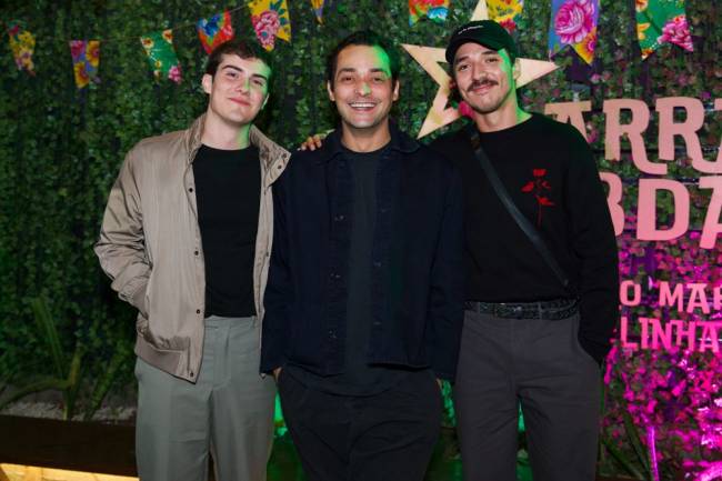 Caio Manhente, Edu Sterblitch e Joao Vitor Silva