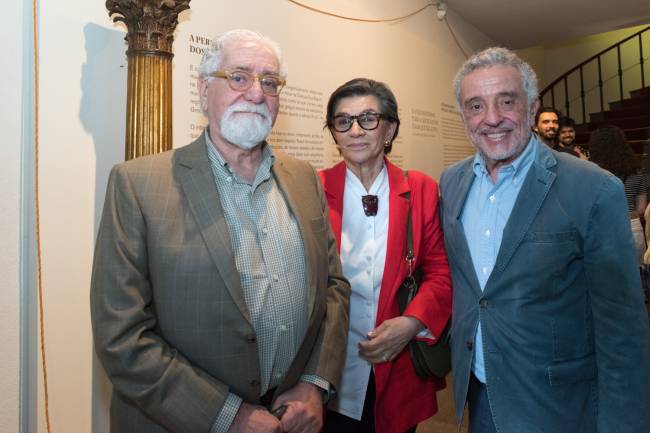 Mary e Celso Lafer com José Pio Borges