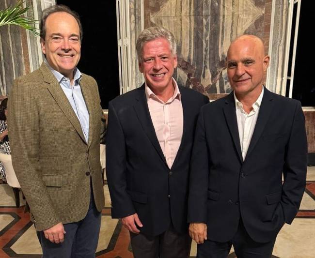 Carlos Roberto Osorio, Marcelo Moura e Eugenio Pacelli