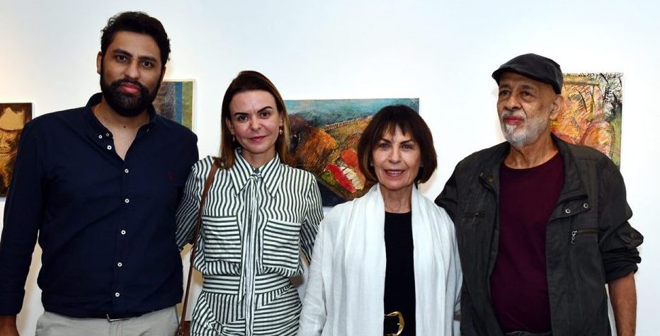 DSC_5469 Antonio Carlos Barreto , Stefânia Paiva , Anita Schwartz e Cildo Meireles - Exposição CILDO MEIRELES - JUNHO 2025 - CG