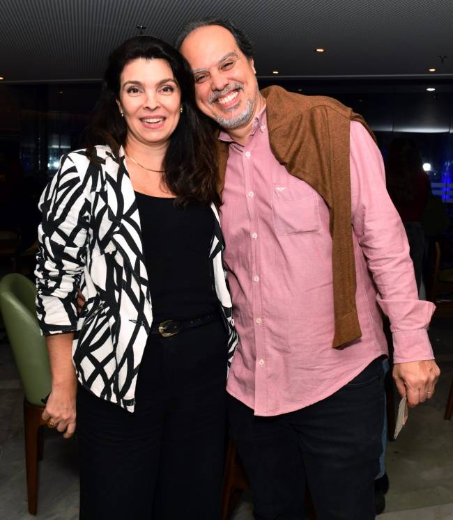 O casal Ana Paula Marotte e Marcos Souza