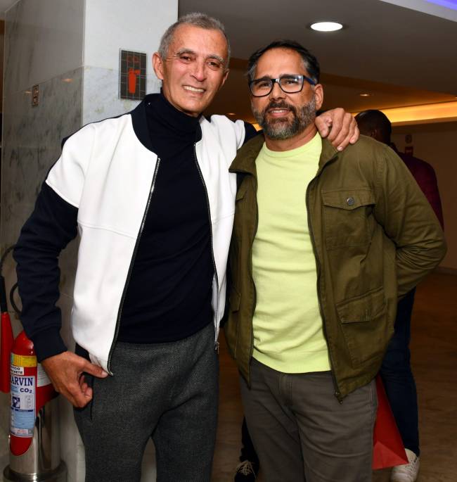 O casal Paulo Barros e Fabio Fonseca