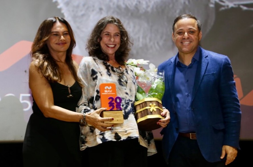 Dira Paes, Renata Magalhães e Rodrigo Neves