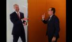 Príncipe William e Eduardo Paes: será que combinaram cor do terno e gravata?