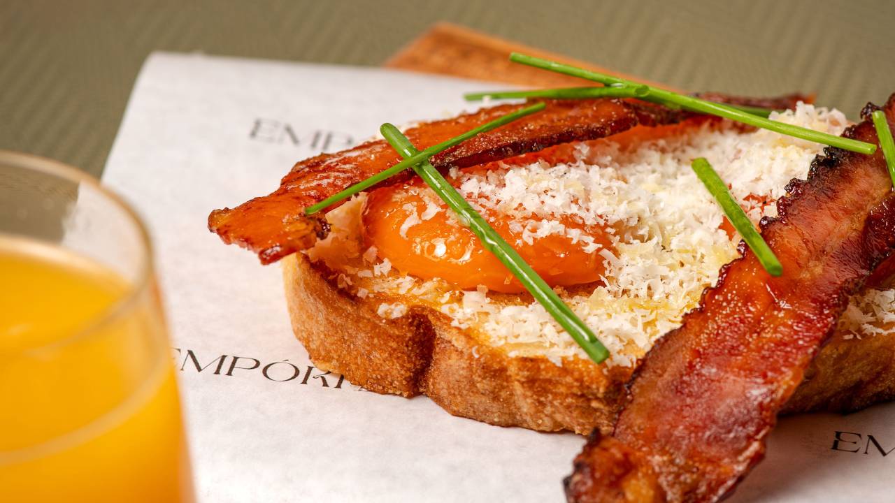 O egg confit, do Emporio 1839