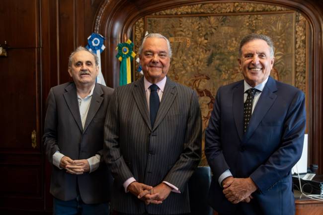 Ancelmo Gois, Eduardo Gouvêa Vieira e Josier VilarEGV_Foto Paula Johas