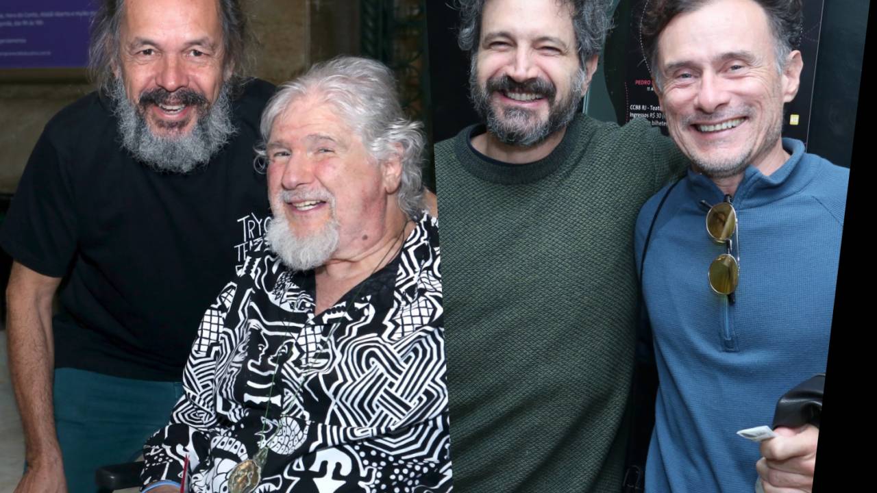 Julio Adrião e Silvio Tendler; Caco Ciocler e Enrique Diáz