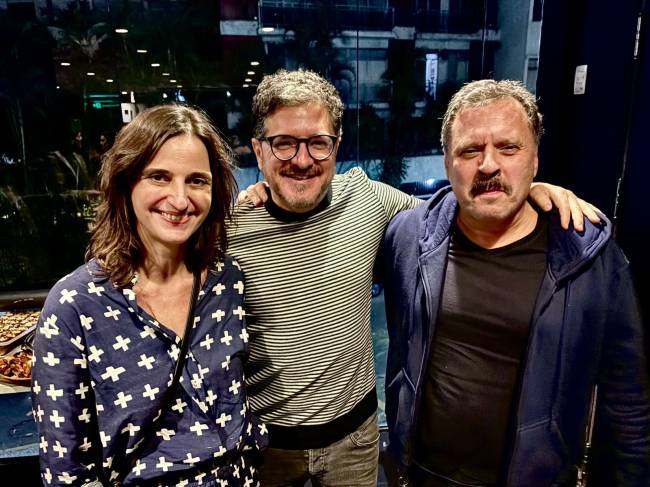 Kika Kalache, Guilherme Piva e Victor Garcia Peralta