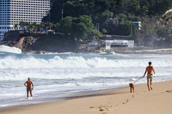 Mar com ressaca