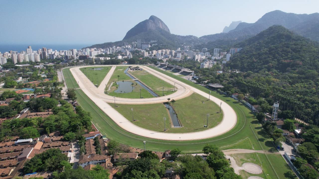 Vista aérea do Jockey