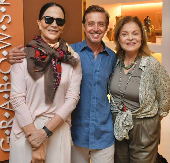 Liz Machado, Nando Grabowsky e Laura Burnier